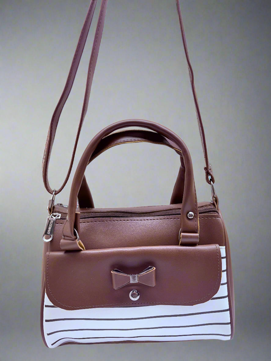 Women's Girls Quilted Cross Body Sling Bag with Height Adjustable Belt