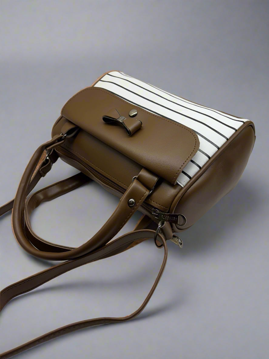 Women's Girls Quilted Cross Body Sling Bag with Height Adjustable Belt