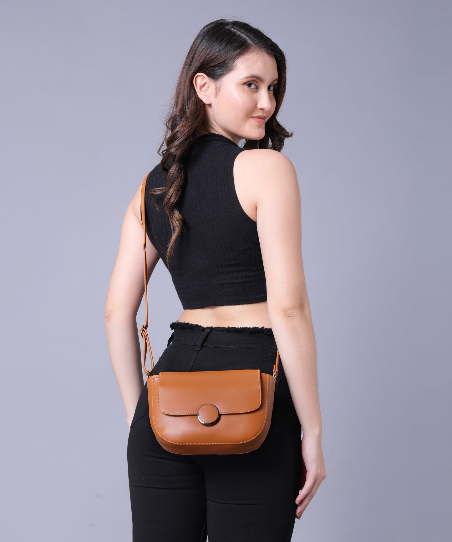 BATUTA Women's Girls Cross Body Sling Bag with Height Adjustable Belt