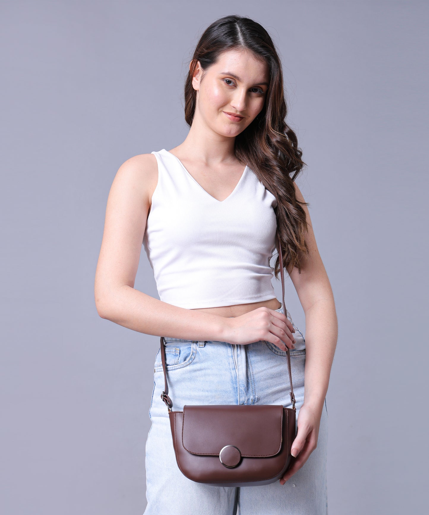 BATUTA Women's Girls Cross Body Sling Bag with Height Adjustable Belt