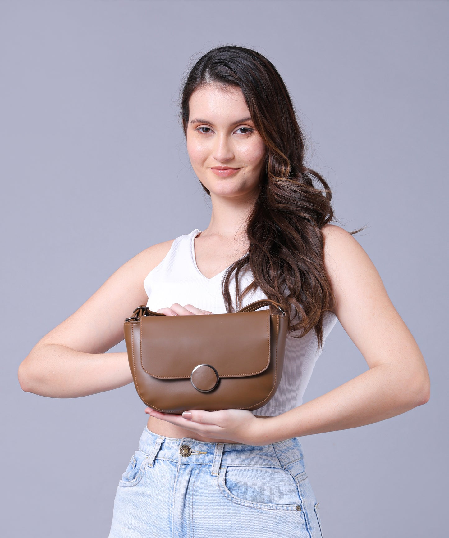 BATUTA Women's Girls Cross Body Sling Bag with Height Adjustable Belt