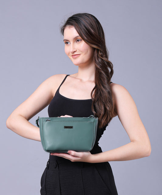 BATUTA Women's Girls Cross Body Sling Bag with Height Adjustable Belt