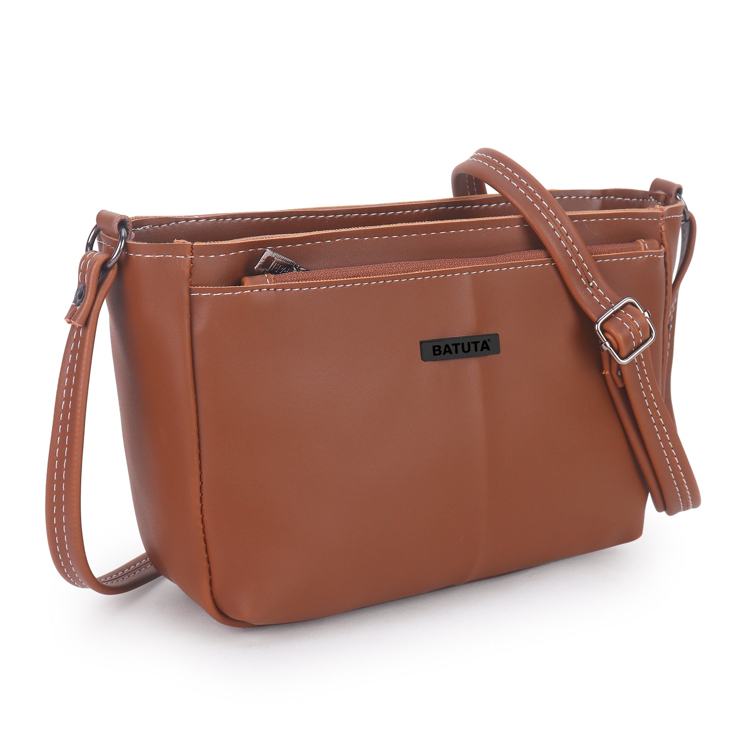 BATUTA Women's Girls Cross Body Sling Bag with Height Adjustable Belt