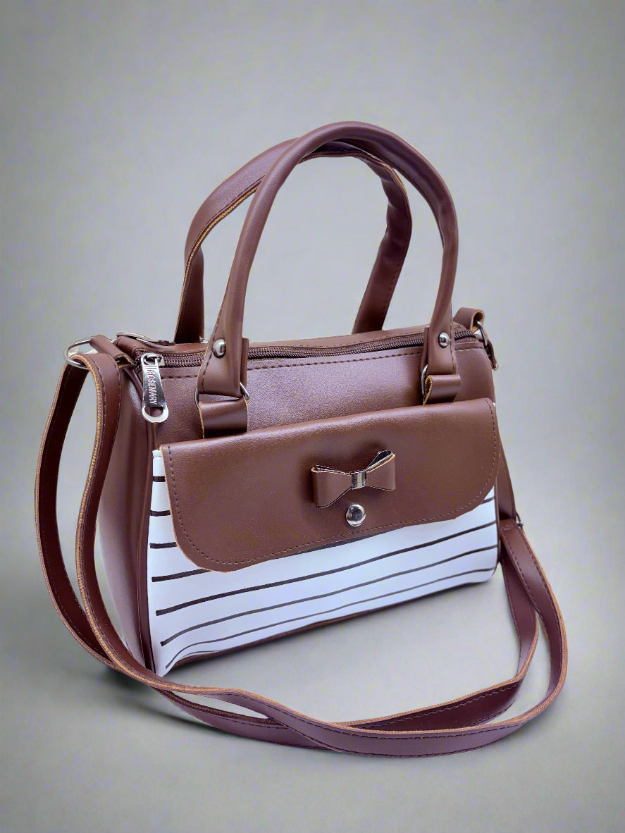 Women's Girls Quilted Cross Body Sling Bag with Height Adjustable Belt