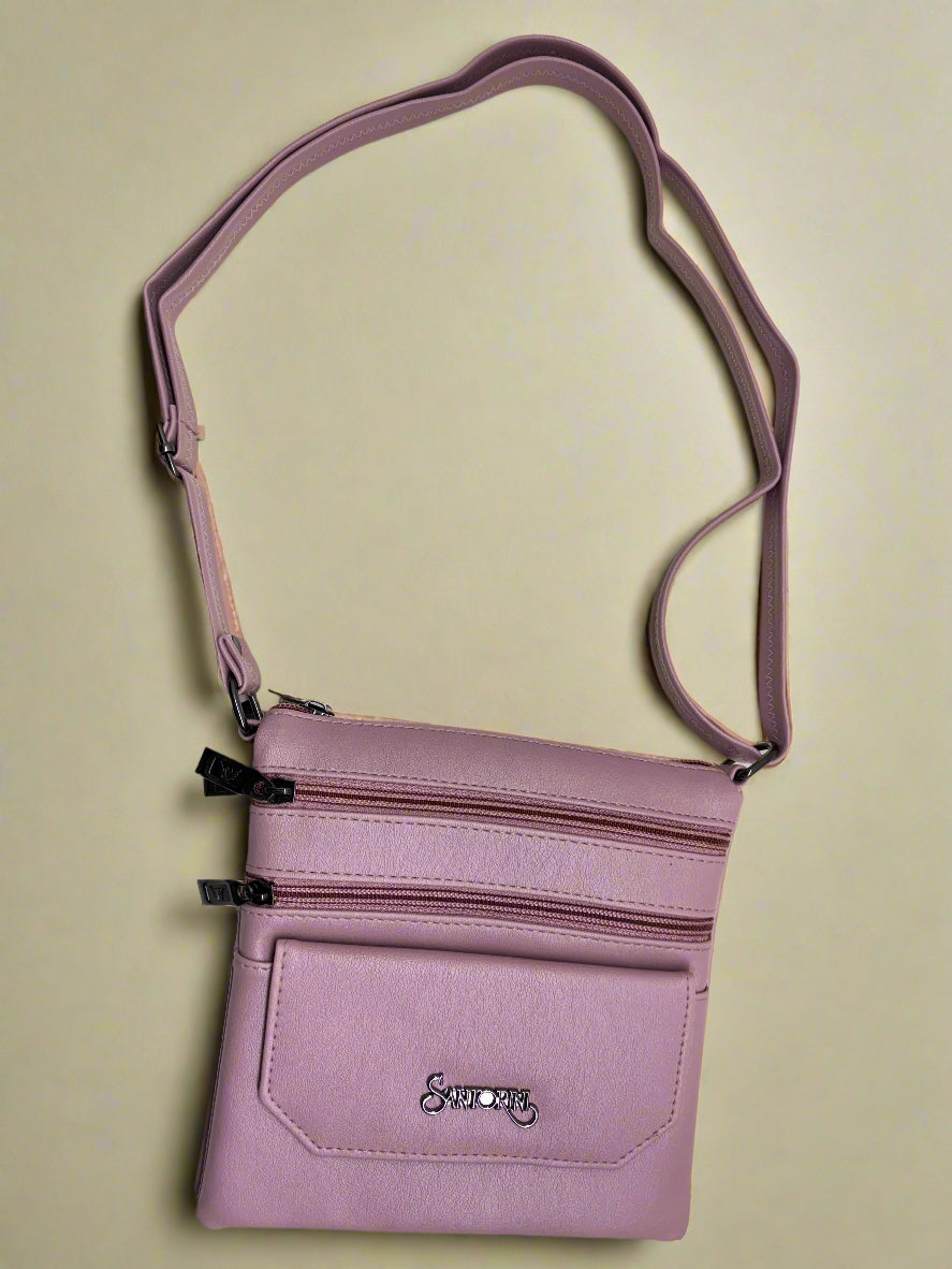 Multi pocket cross body bag for women