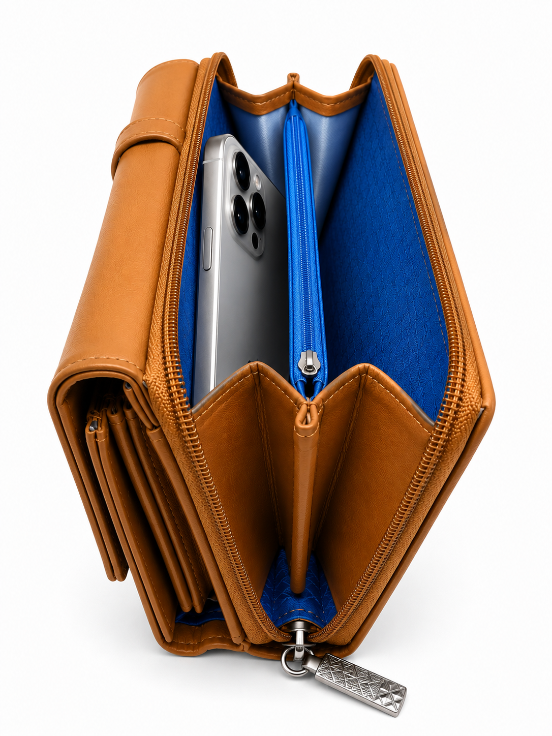 BATUTA Women’s Premium Long Wallet for Women | PU Leather Clutch Wallet | Multiple Card Slots | Cash & Coin Pocket | Stylish Ladies Purse