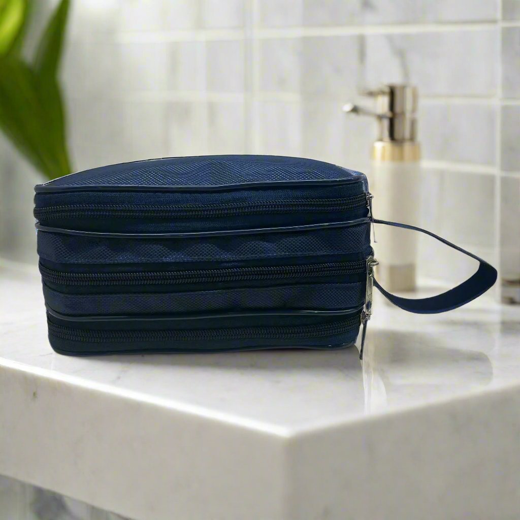 BATUTA HUB -Toiletry Bag for Men and Women Travel Pouch, Shaving Kit Bag for Home & Travel- 23 x 11x 10 cm, Zip Closer 2Main Compartment Ideal to Organize