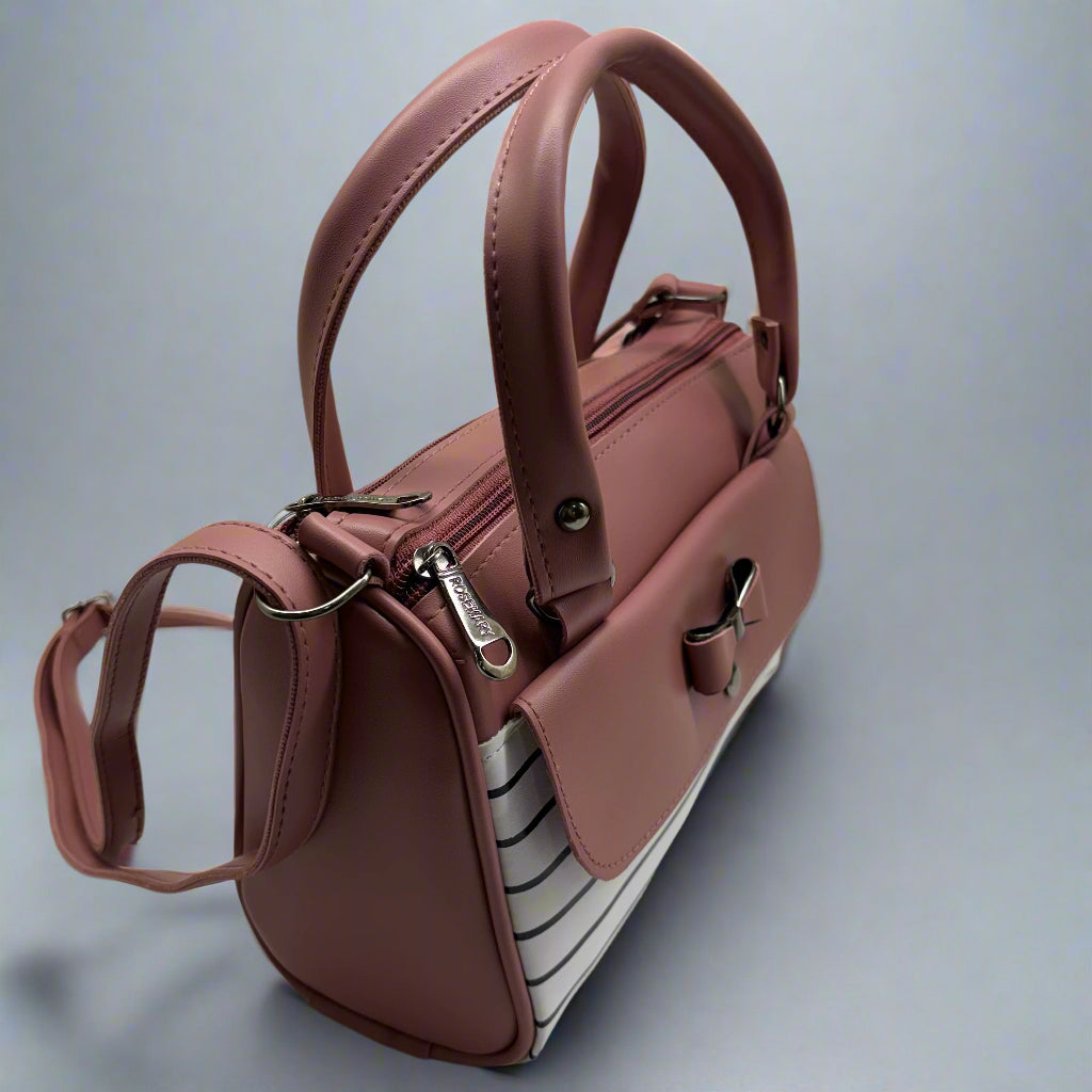Women's Girls Quilted Cross Body Sling Bag with Height Adjustable Belt