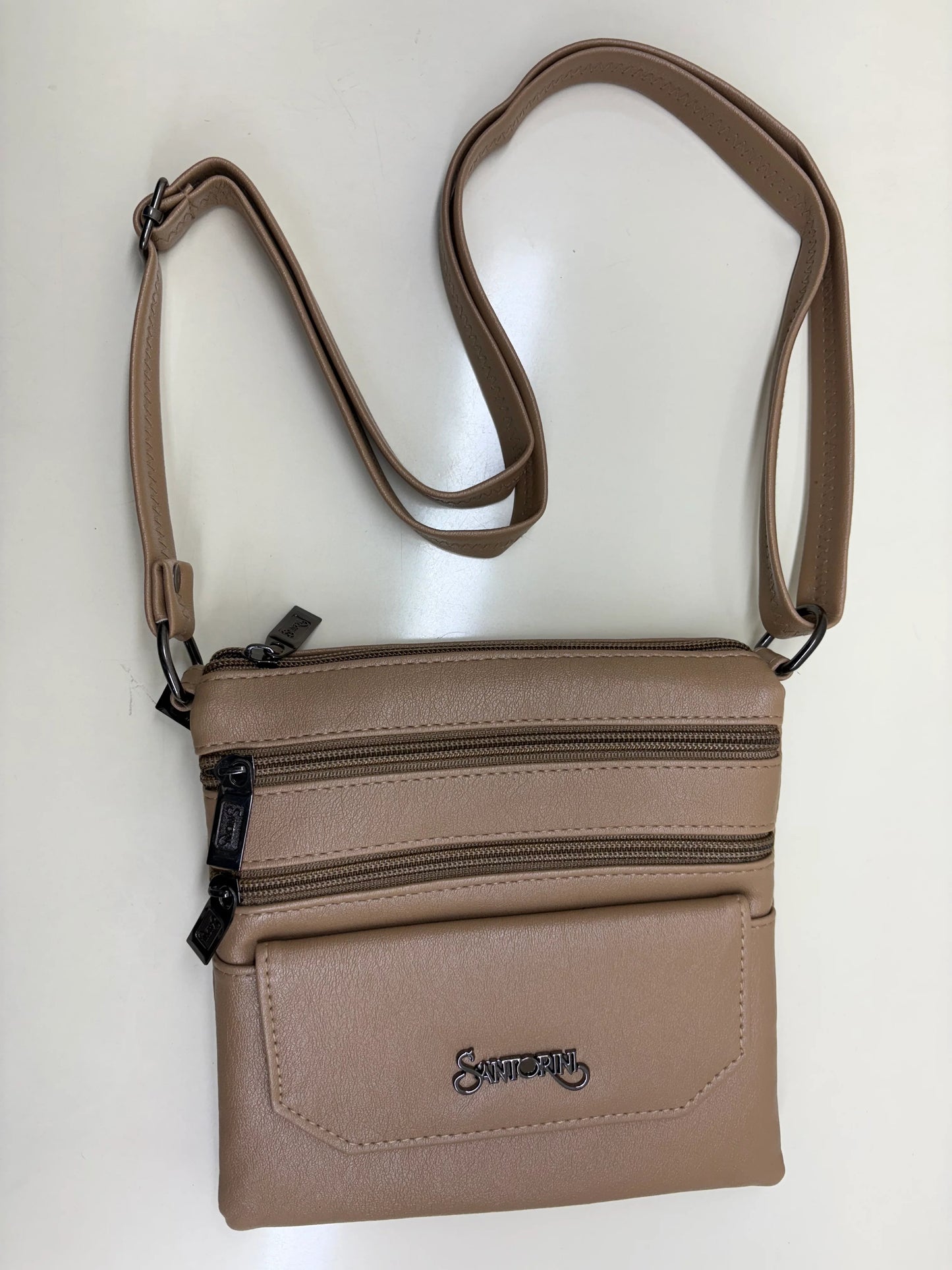 Multi pocket cross body bag for women