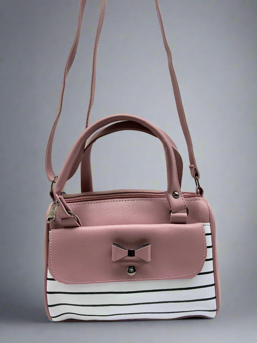 Women's Girls Quilted Cross Body Sling Bag with Height Adjustable Belt
