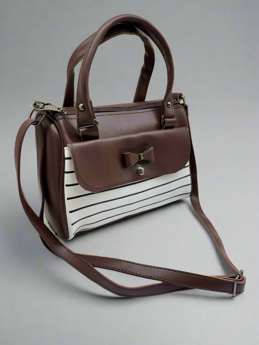 Women's Girls Quilted Cross Body Sling Bag with Height Adjustable Belt