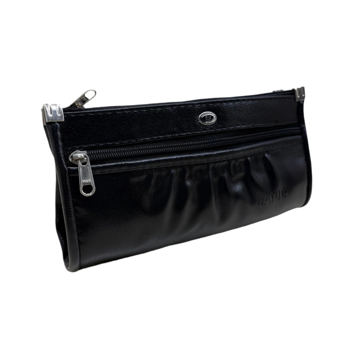 Multiple Pocket Artificial Leather Clutch for Women