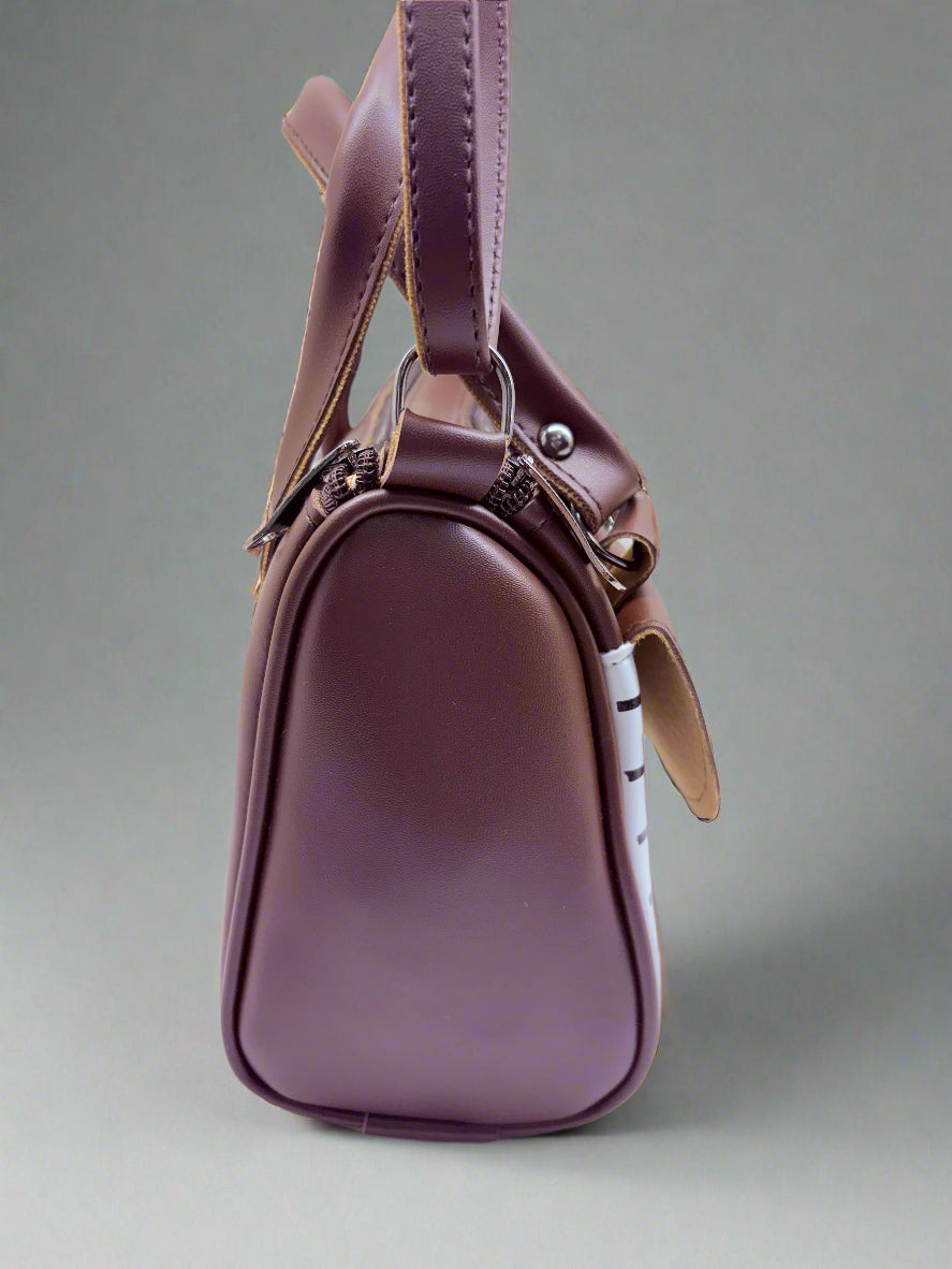 Women's Girls Quilted Cross Body Sling Bag with Height Adjustable Belt
