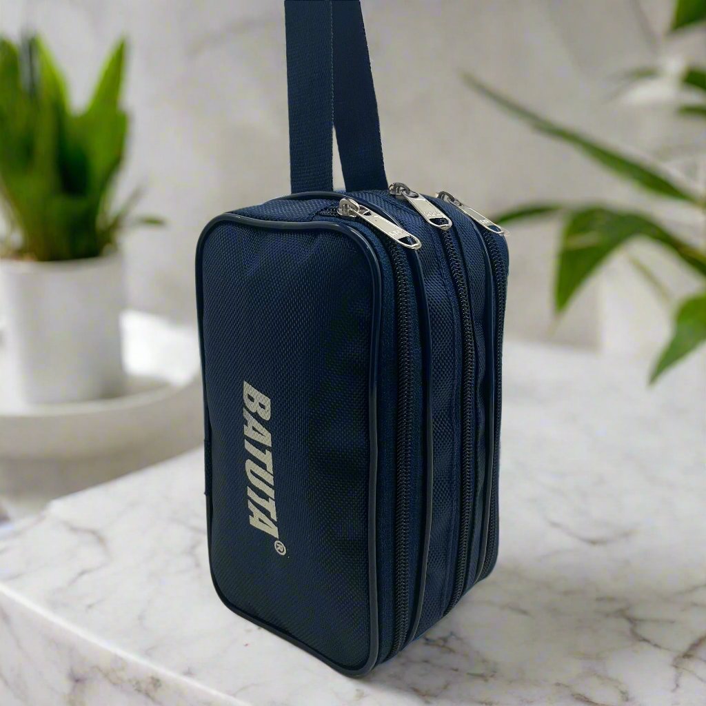 BATUTA HUB -Toiletry Bag for Men and Women Travel Pouch, Shaving Kit Bag for Home & Travel- 23 x 11x 10 cm, Zip Closer 2Main Compartment Ideal to Organize