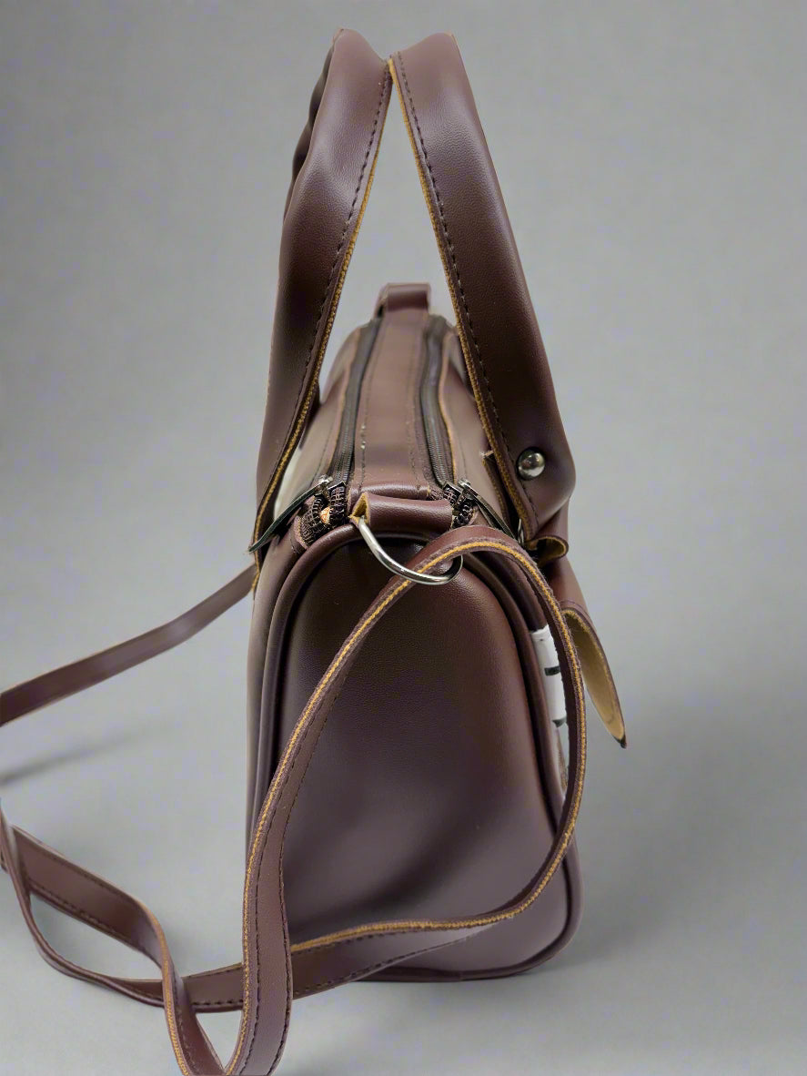 Women's Girls Quilted Cross Body Sling Bag with Height Adjustable Belt