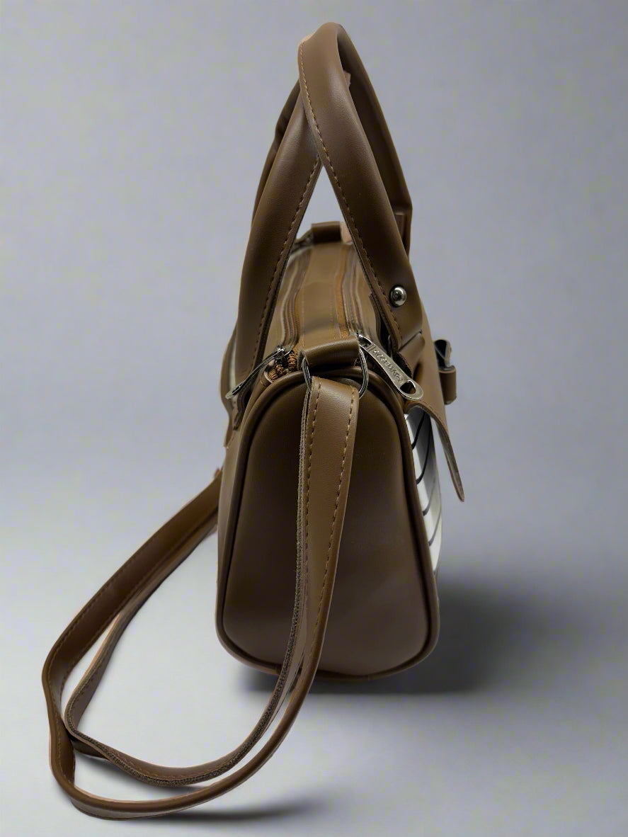 Women's Girls Quilted Cross Body Sling Bag with Height Adjustable Belt