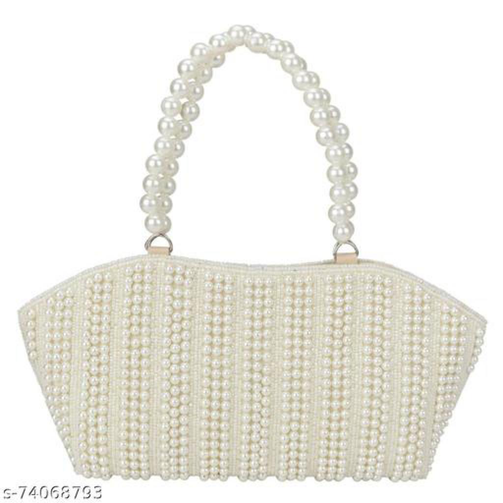 Women's Gorgeous Vintage Beaded Handmade Embroidered Clutch