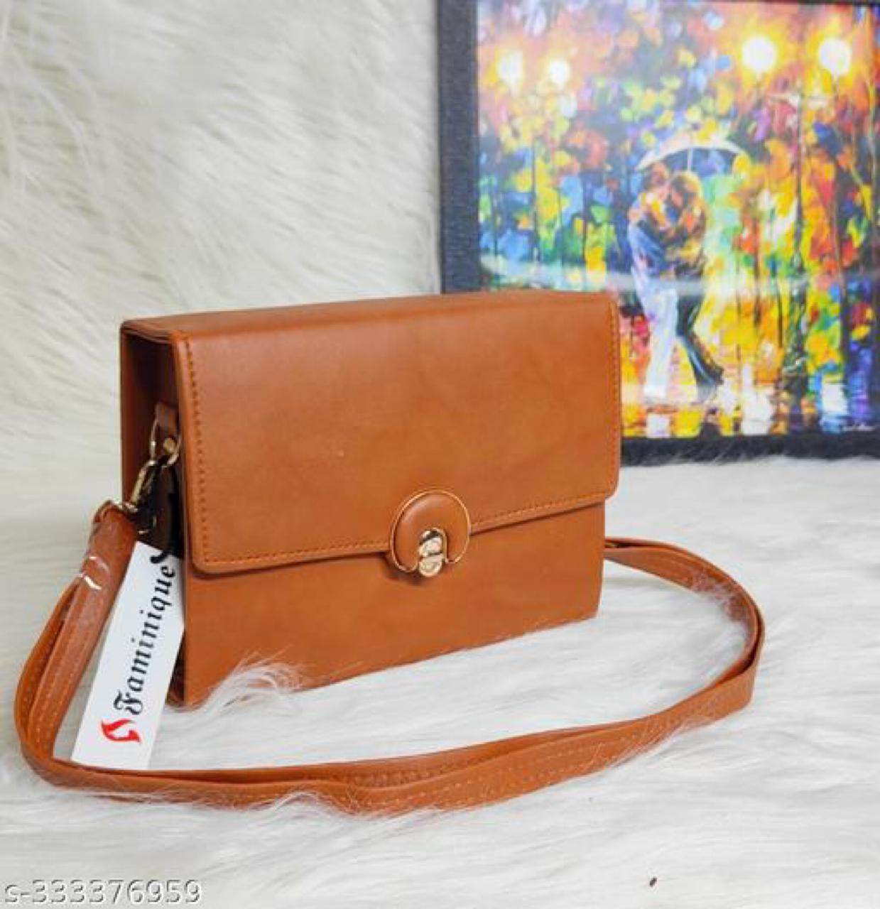 Box Shoulder Sling Crossbody Bag for Women