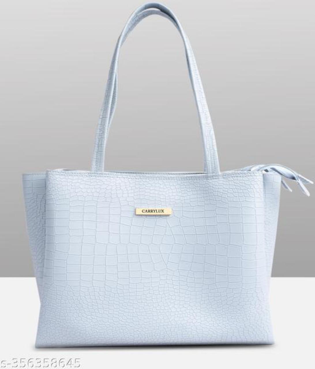 Carrylux Croco Pattern Large Capacity Tote Handbags Purses Shoulder Bag