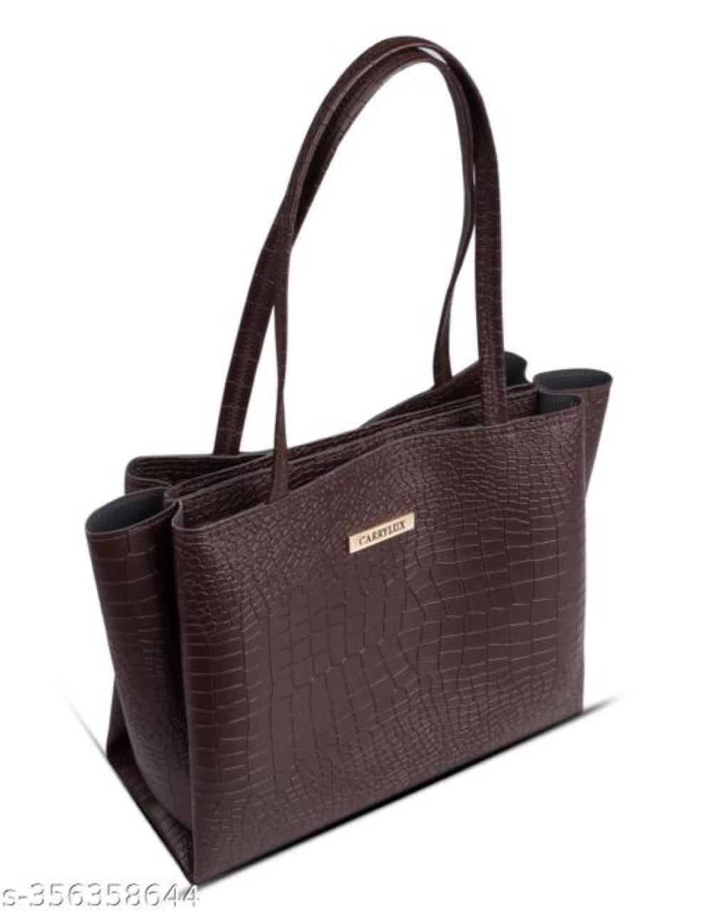 Carrylux Croco Pattern Large Capacity Tote Handbags Purses Shoulder Bag