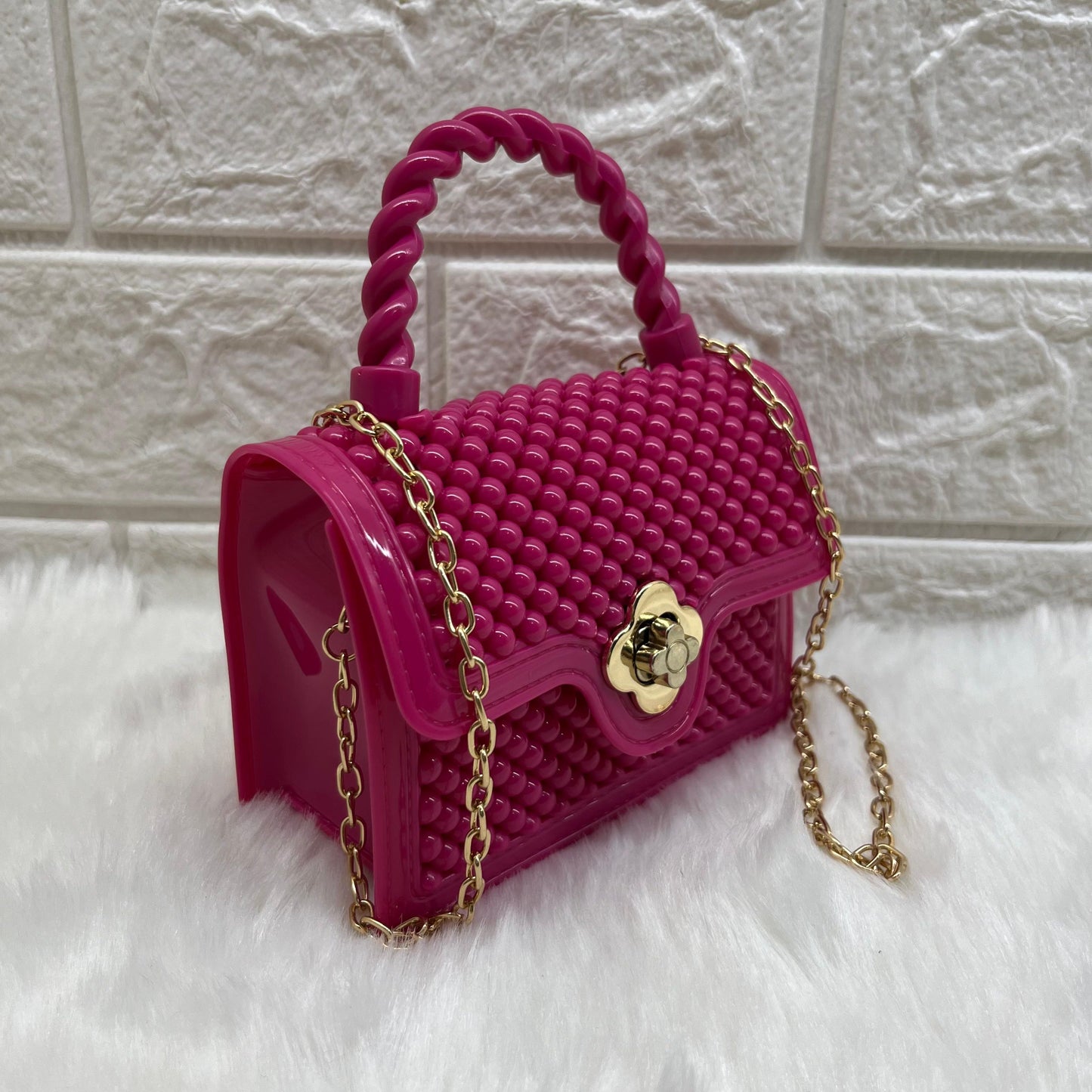 Mini Sling Bag for Girls and Kids Stylish Sling Bag Pearl Design Purse