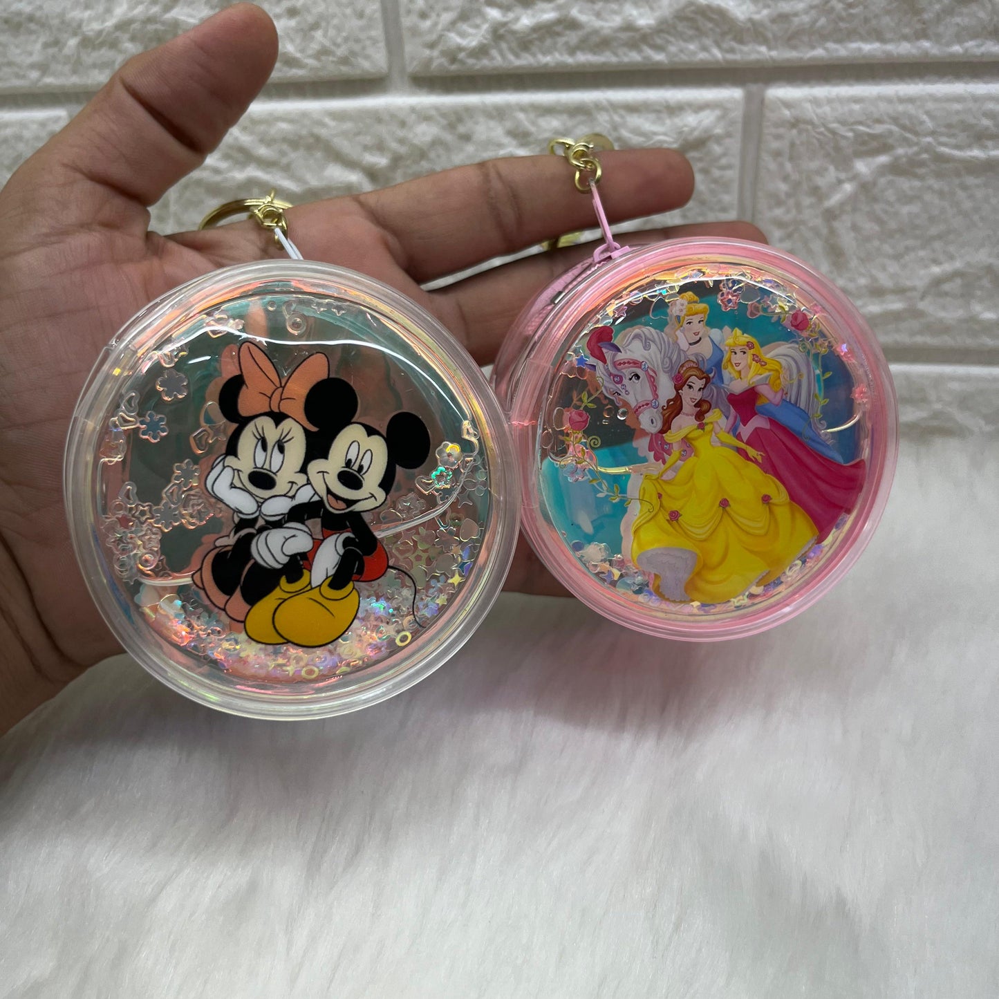 Girls Zipper Mini Purse Keychain Pouch Bag