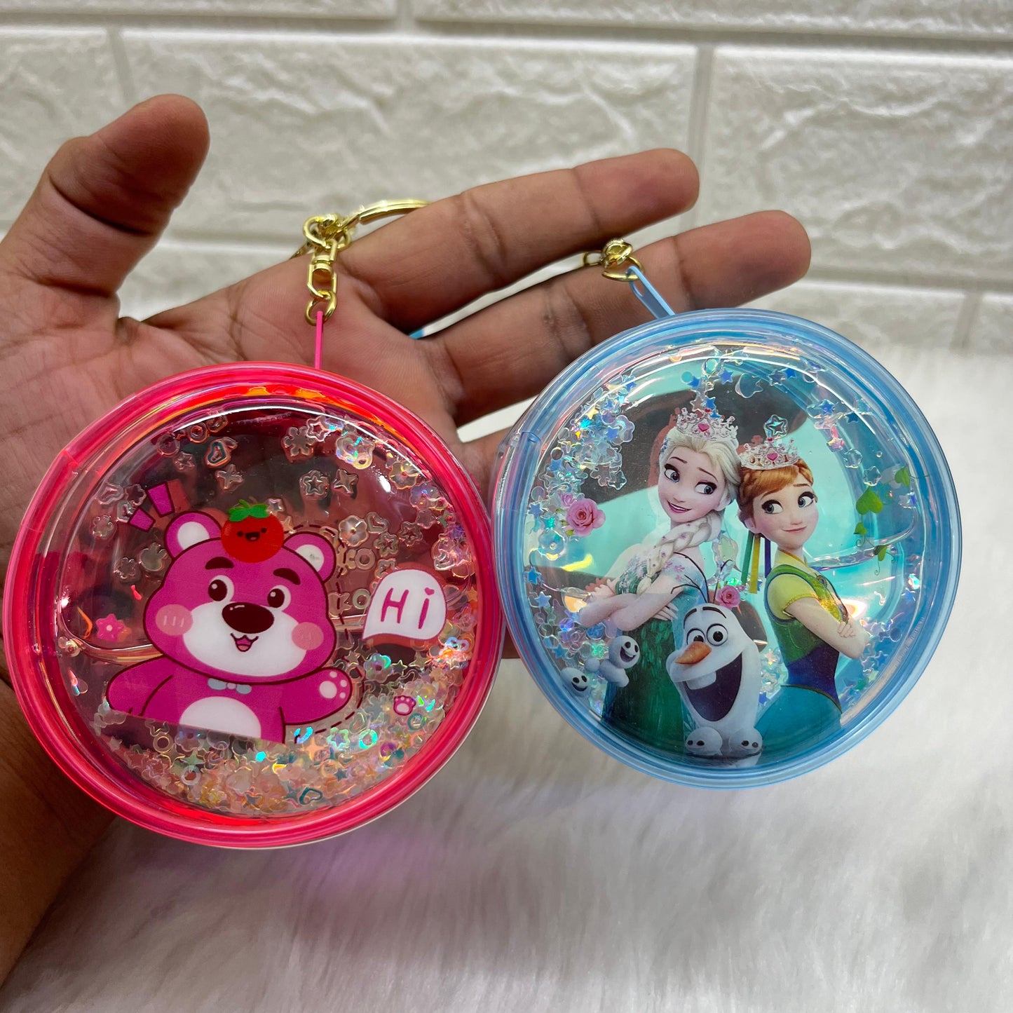 Girls Zipper Mini Purse Keychain Pouch Bag