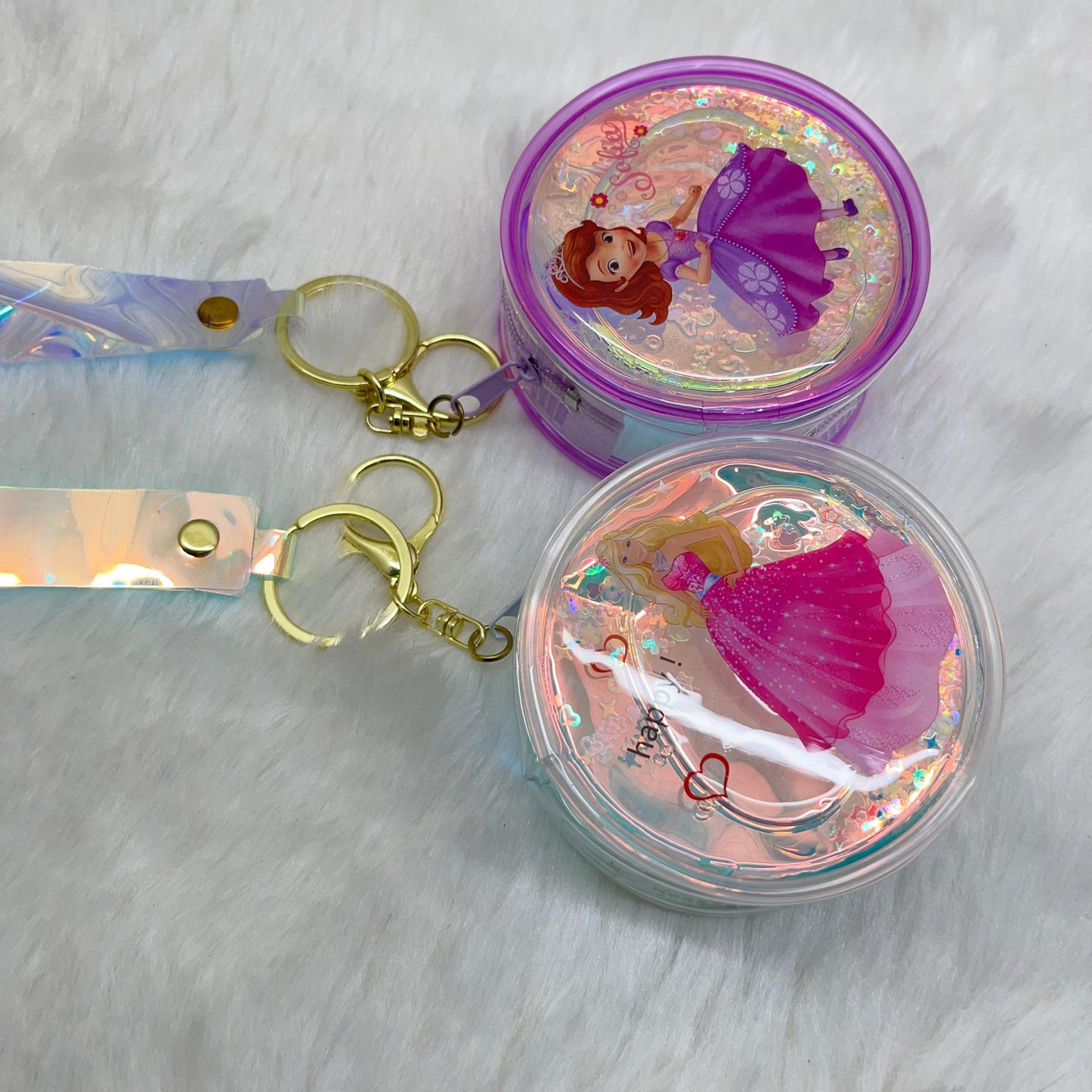 Girls Zipper Mini Purse Keychain Pouch Bag