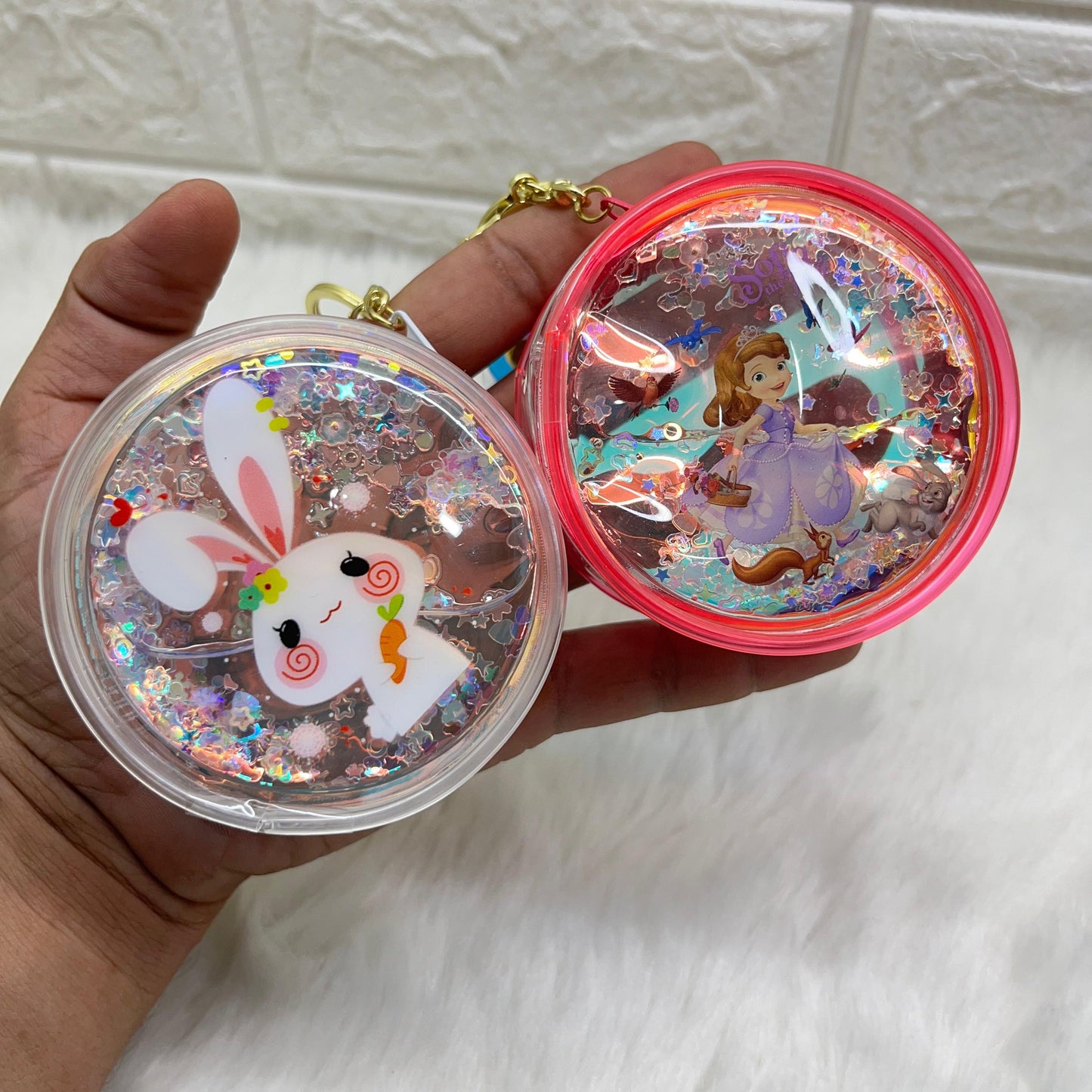 Girls Zipper Mini Purse Keychain Pouch Bag