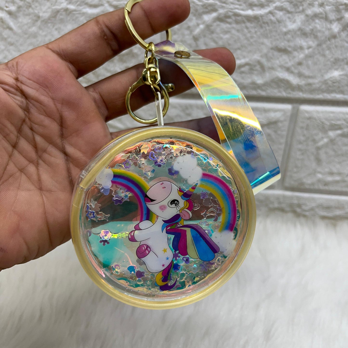 Girls Zipper Mini Purse Keychain Pouch Bag