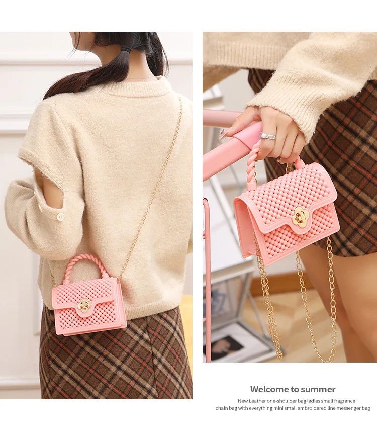 Mini Sling Bag for Girls and Kids Stylish Sling Bag Pearl Design Purse