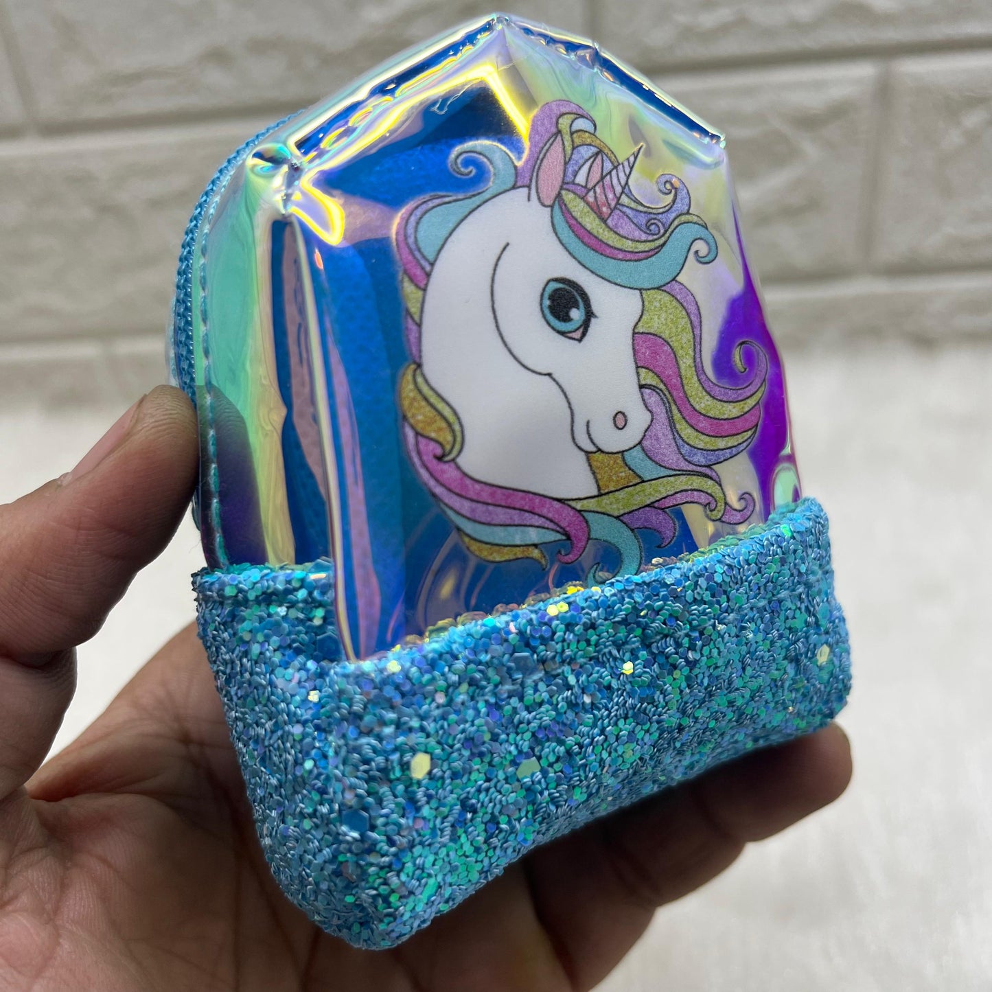 Girls Embroidery Zipper Mini Reversible Sequin Purse Keychain Pouch Bag (Multicolour, 10 x 7 x 5cm)Girls Embroidery Zipper Mini Reversible Sequin Purse Key chain Pouch Bag (Multicolour, 8 x 7 x 4 cm)