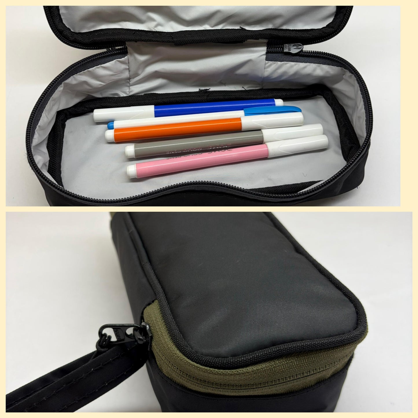 BATUTA Premium Pencil Case 3 Layer with 3 Compartment Cute Aesthetic Pencil Case for Girls Large Capacity Pencil Pouch Multifunctional Pouch for School Kids Cute Stationary