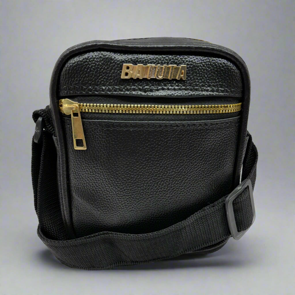 Men's and Women's Genuine Leather Sling Bag | Crossbody Shoulder Bag for Travel & Office | Vegan Leather Bag with Adjustable Strap & Spacious Design
