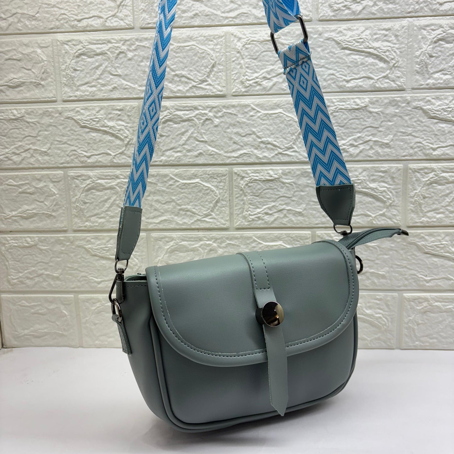 BATUTA Women's Girls Cross Body Sling Bag with Printed Belt