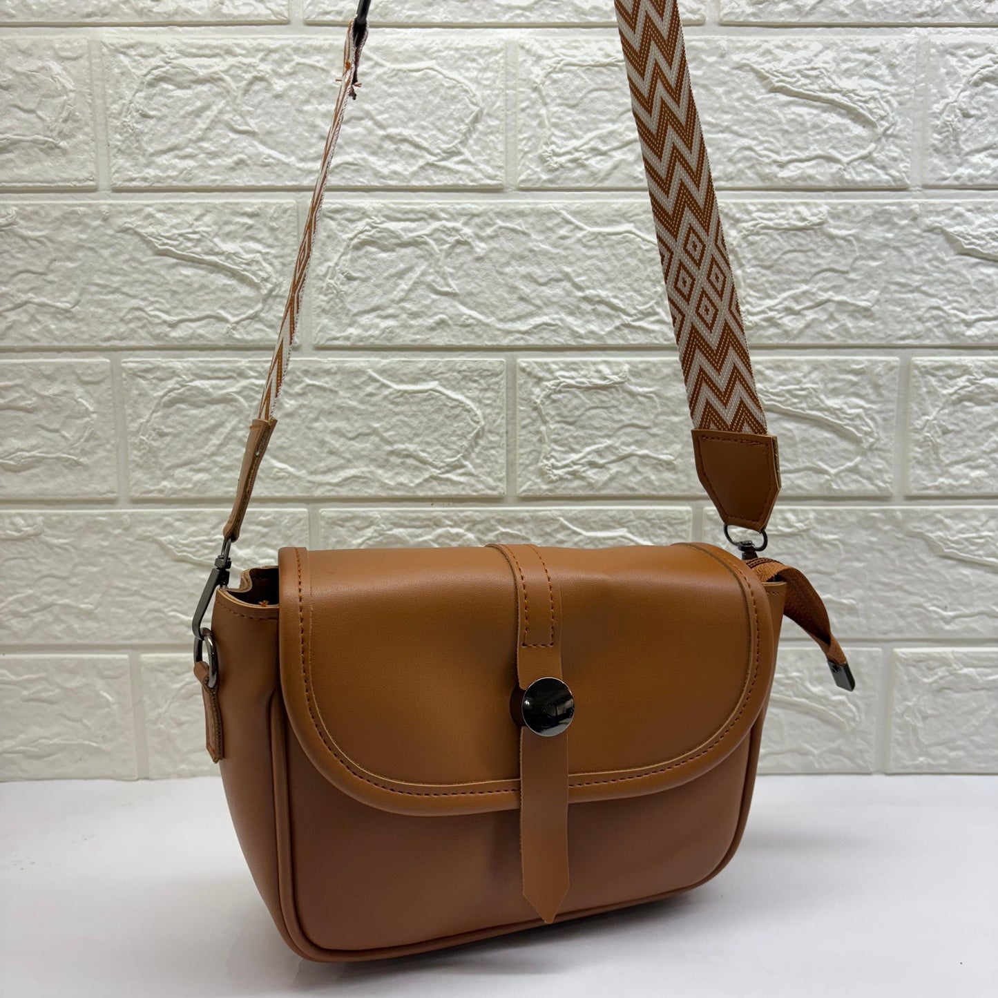 BATUTA Women's Girls Cross Body Sling Bag with Printed Belt