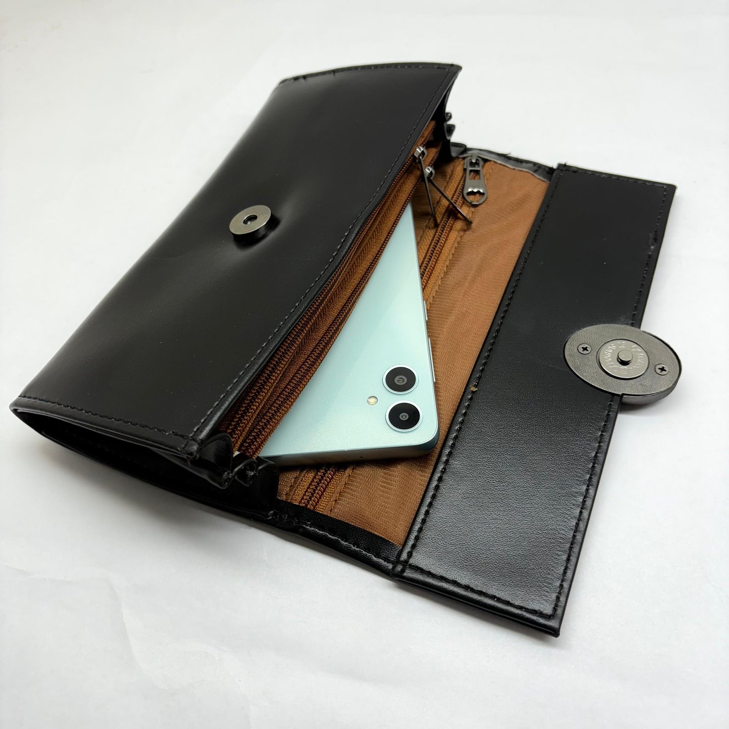 BATUTA Faux Leather Women's Wallet Hand Clutch | Phone Pocket | 4 Card Pockets