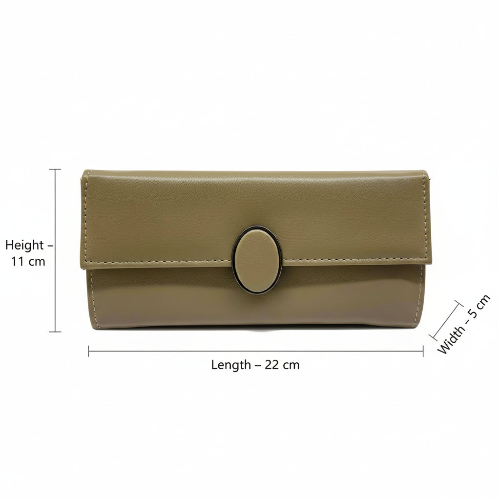 BATUTA Faux Leather Women's Wallet Hand Clutch | Phone Pocket | 4 Card Pockets