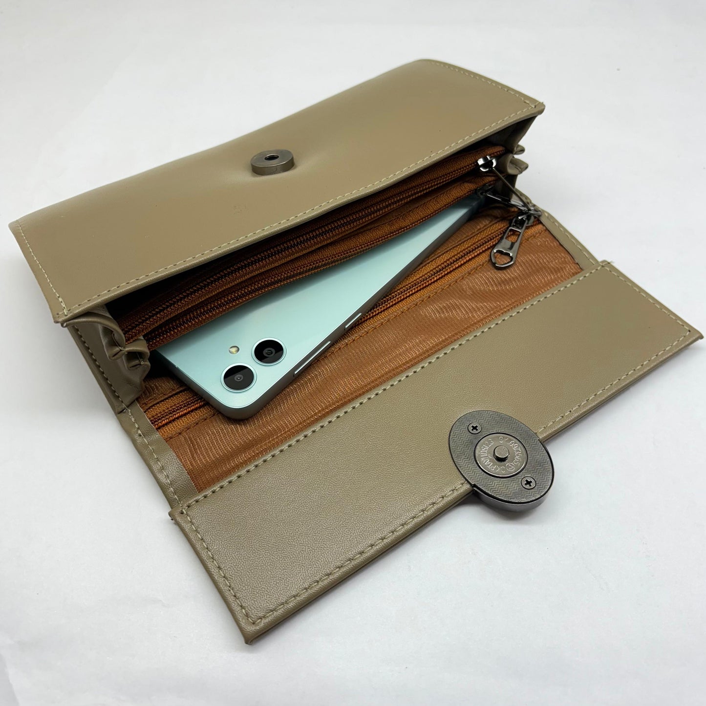 BATUTA Faux Leather Women's Wallet Hand Clutch | Phone Pocket | 4 Card Pockets