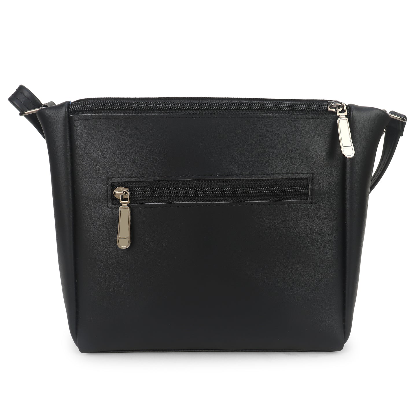 BATUTA Women's Multi-Zipper Sling Bag, PU Leather Crossbody Purse,