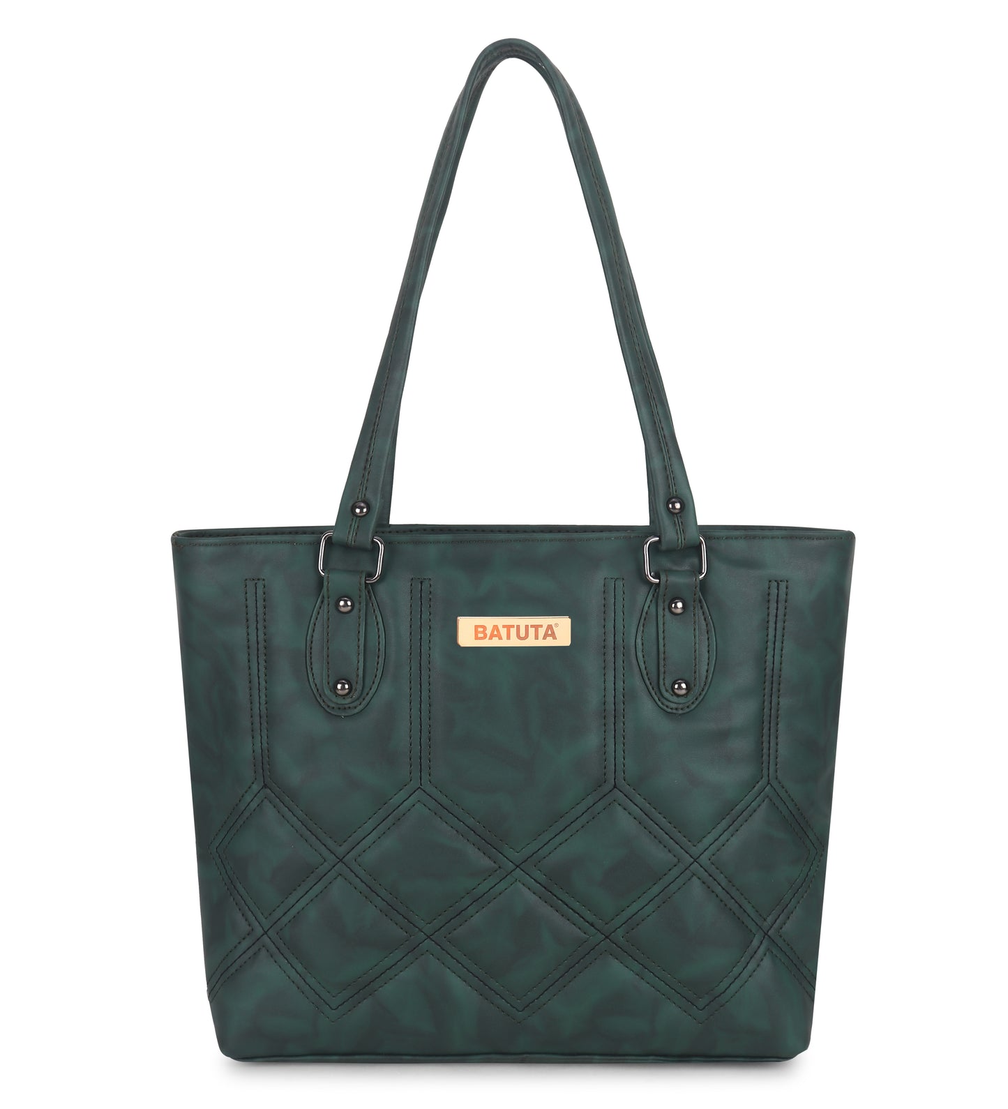 BATUTA Large Hobo Shoulder Bag, Multi-Compartment Ladies Handbag, Office and College Tote,