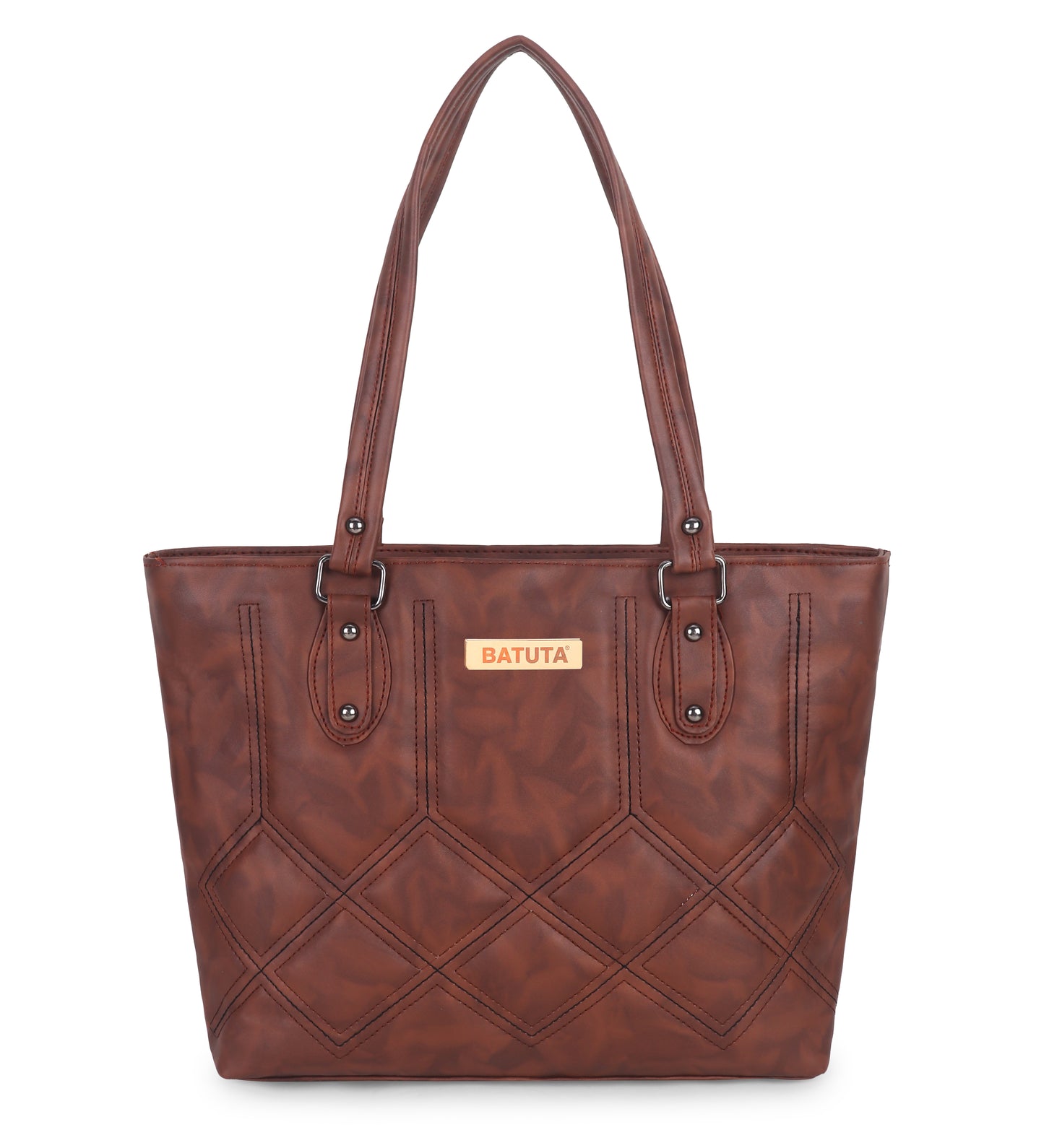 BATUTA Large Hobo Shoulder Bag, Multi-Compartment Ladies Handbag, Office and College Tote,