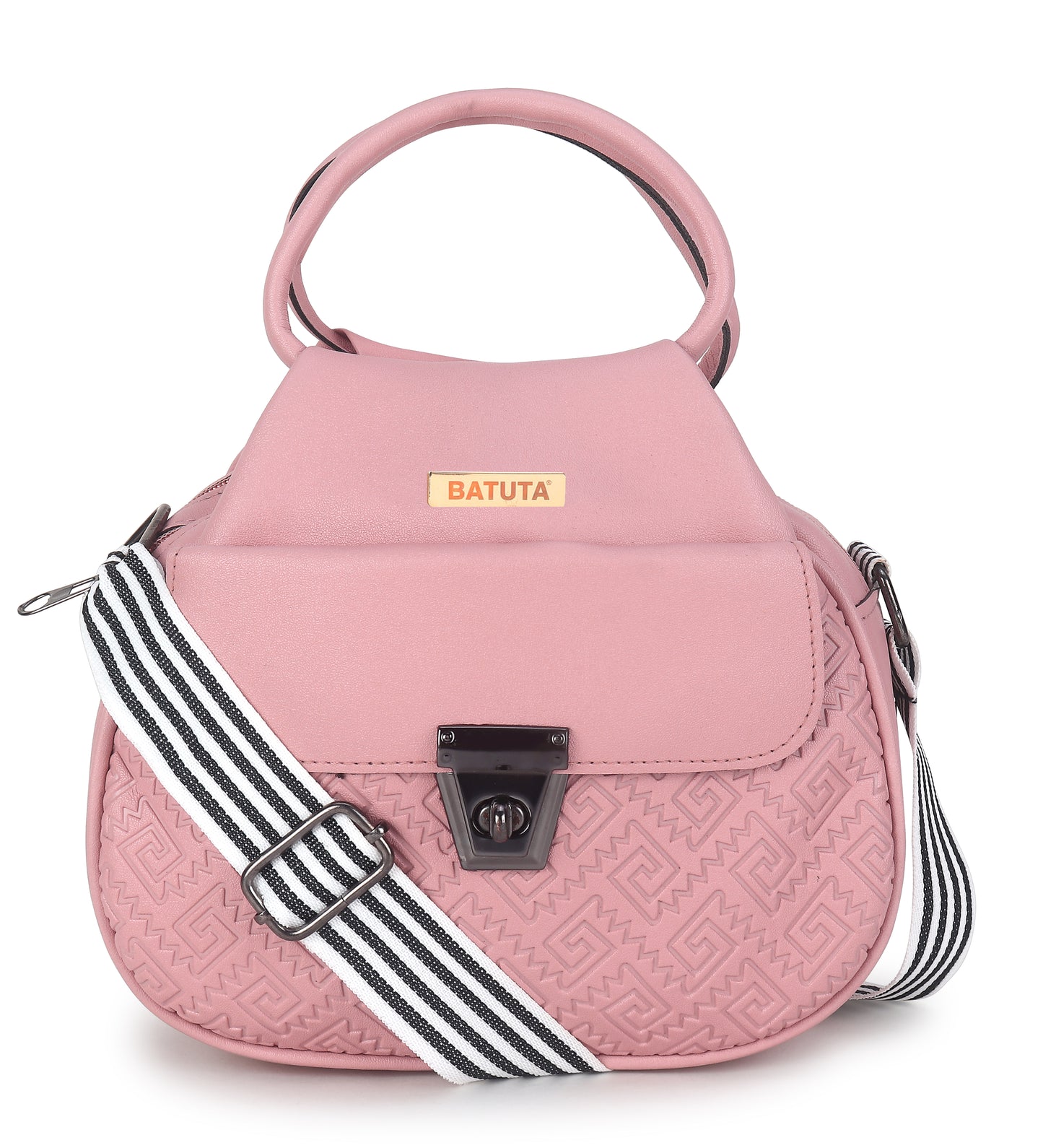 Women's Multi-Zipper Sling Bag, PU Leather Crossbody Purse,