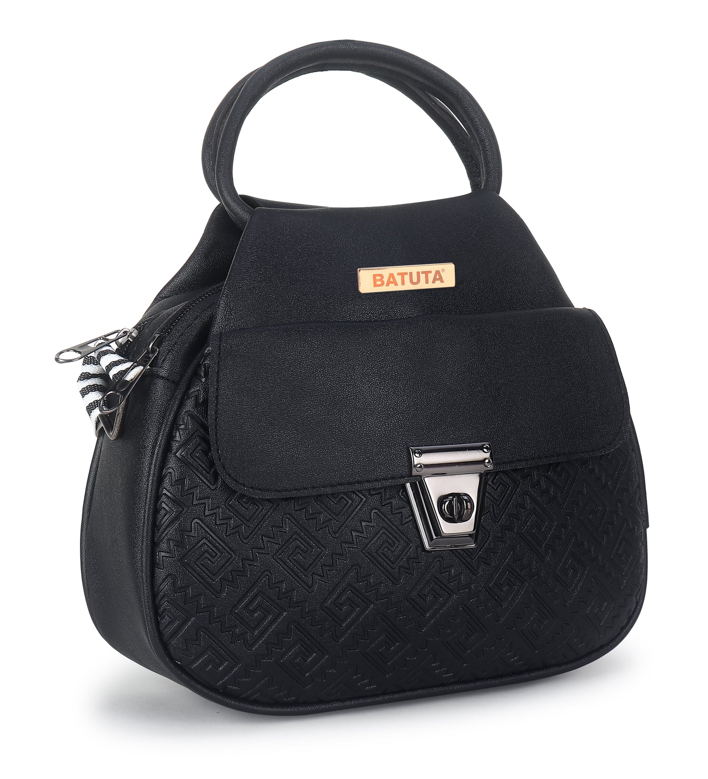 Women's Multi-Zipper Sling Bag, PU Leather Crossbody Purse,