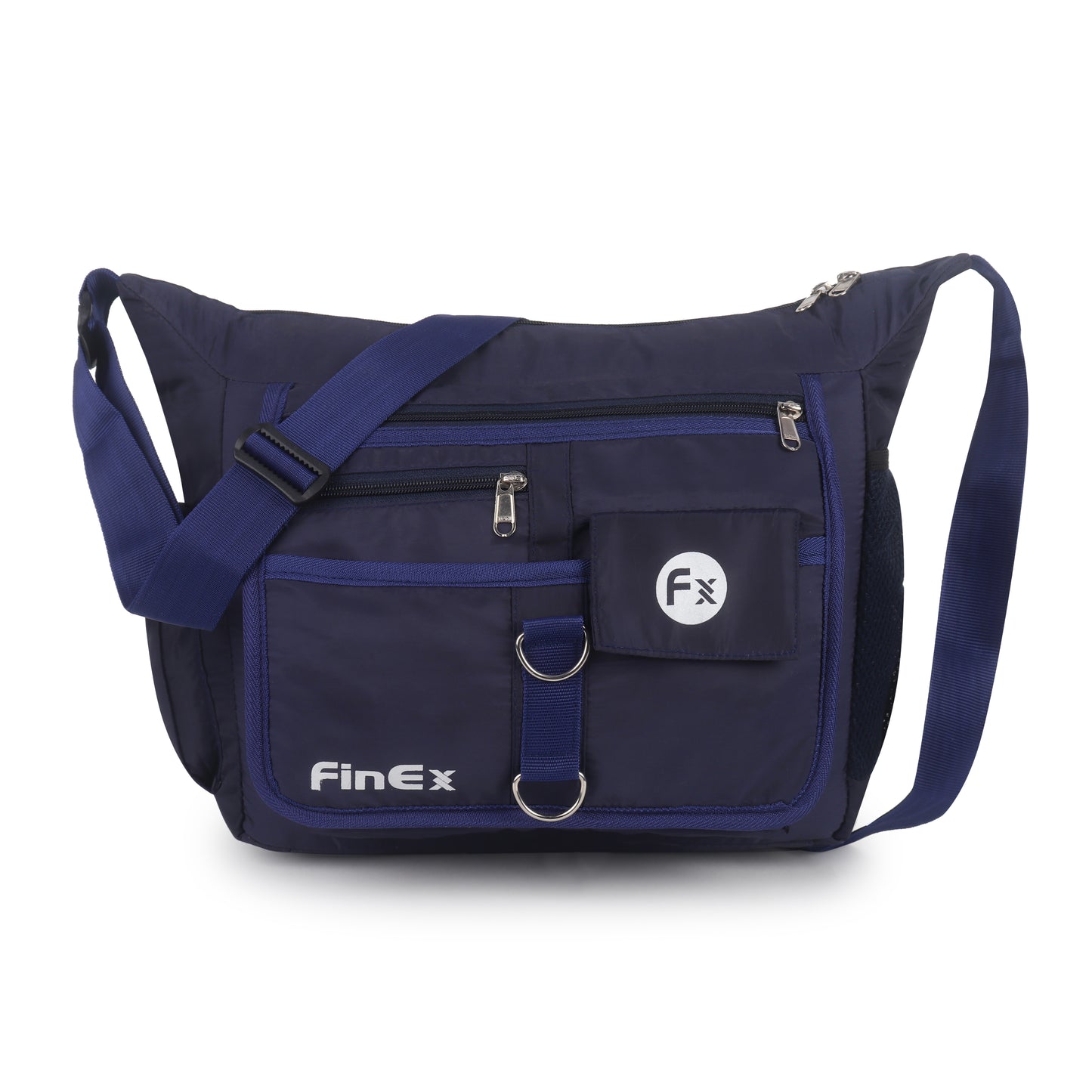 Cross body Sling Bag, Black, Multiple Pockets, Adjustable Shoulder Strap