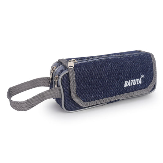 BATUTA - Pouch for School Use Simple Stationery Pen Pencil Pouch