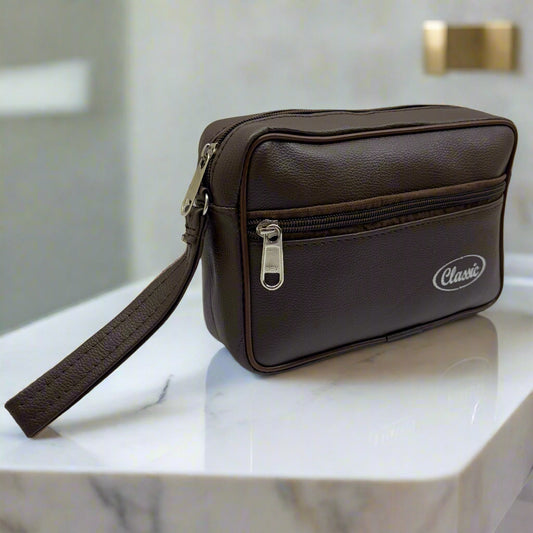 Toiletry Bag for Men & Women, Travel Pouch for Toiletries Shaving Kit & Cosmetics, Pouch for Travel Accessories, Organizer Travel Pouch