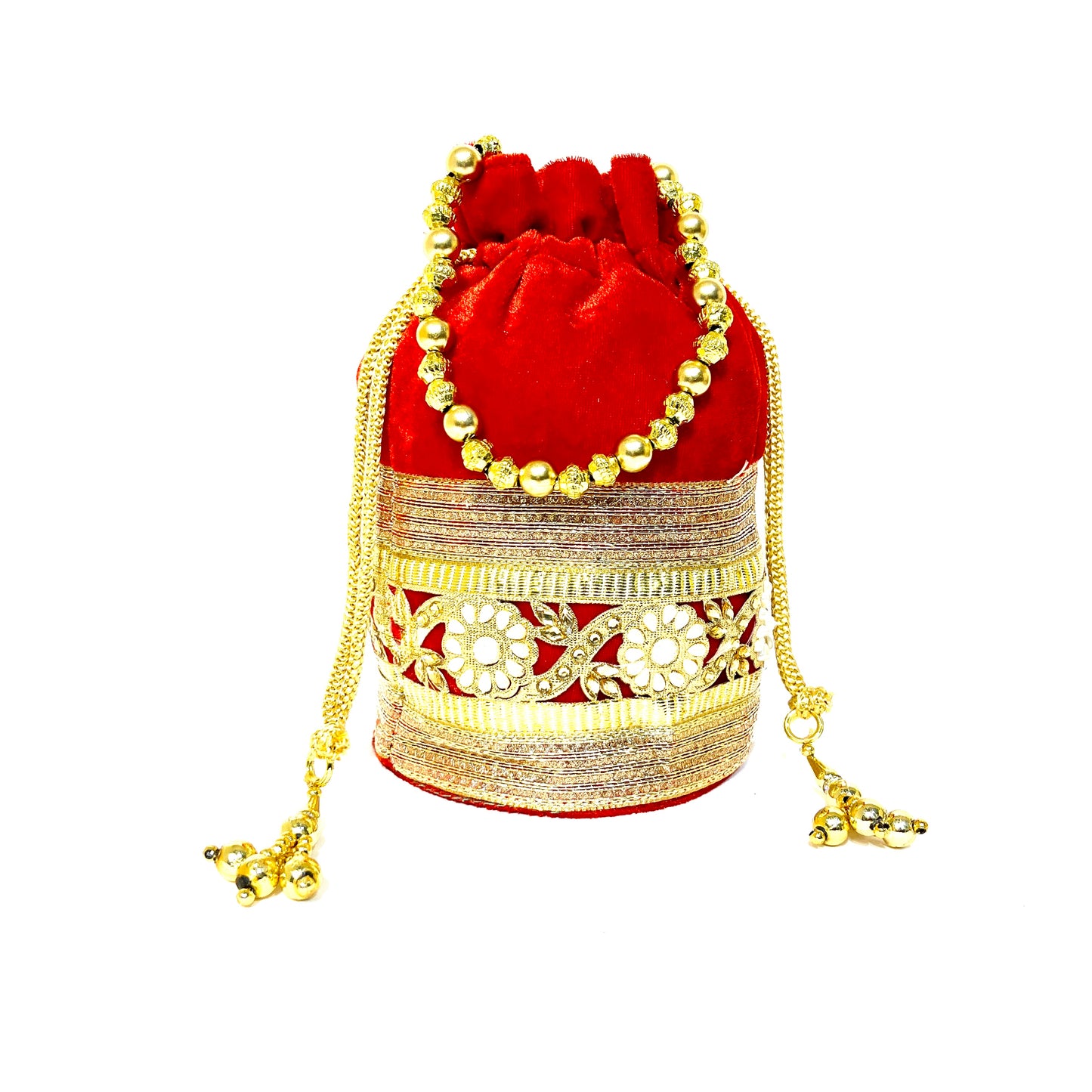 BATUTA- Potli Bags for Women Evening Bag Clutch Ethnic Bride Purse with Drawstring