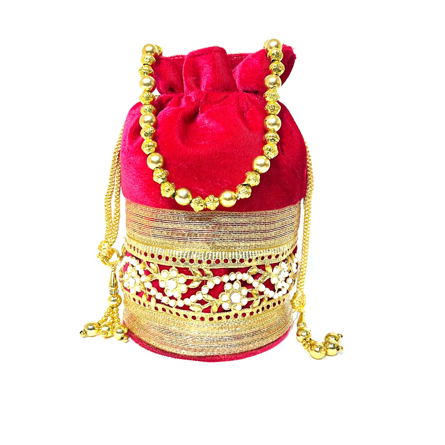 BATUTA- Potli Bags for Women Evening Bag Clutch Ethnic Bride Purse with Drawstring