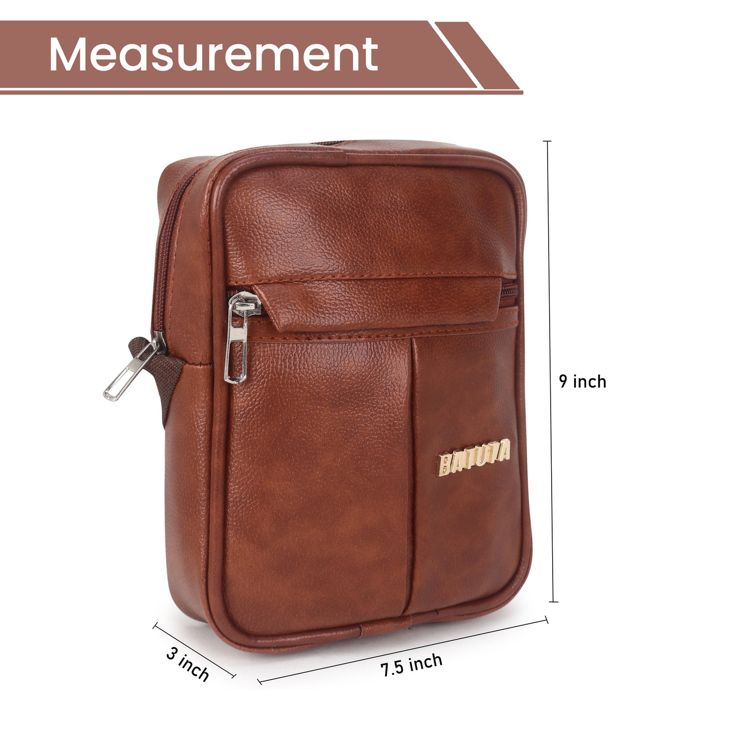 BATUTA Small Sling Bag for Men | Chest Slinger bag | Crossbody Bag| Side Bag Men | Mini Slings